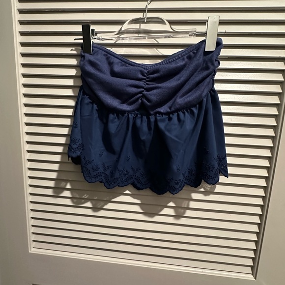 Wild Fable Navy Blue Strapless Top - Picture 1 of 2